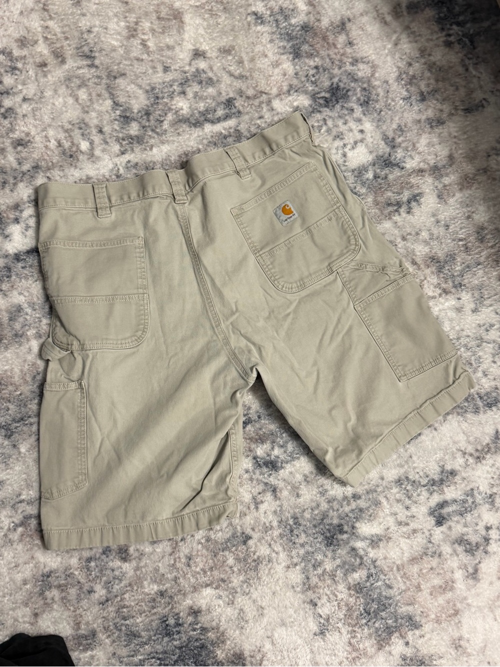 Carhartt Men's Light Khaki Cargo Work Shorts
